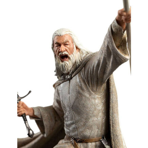 Figurine Figures Of Fandom - Le Seigneur Des Anneaux - Gandalf Le Blanc 23 Cm